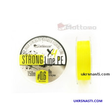 Плетеный шнур Mottomo Strong Line 150 м Fluo Yellow #1.2